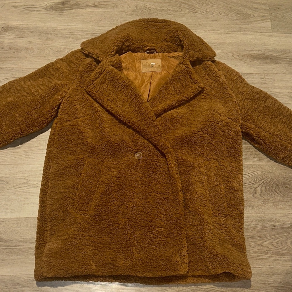 BearPaw Warm Brown Teddy Jacket
